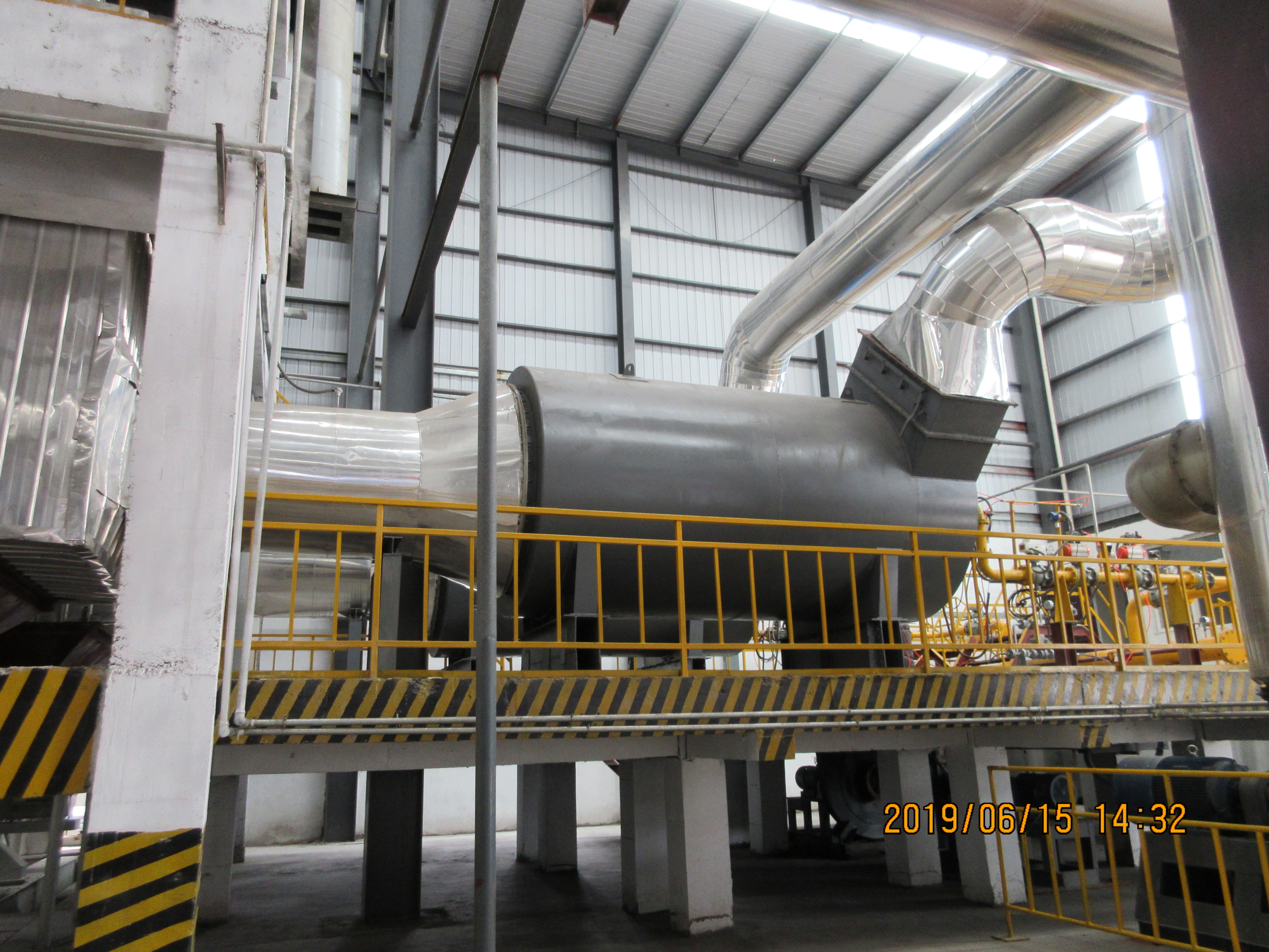External gas hot air furnace (Desulfurization and denitrification project of steel plant) 