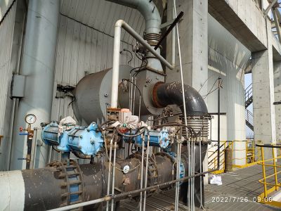 福建龙净总包QR12X2型直燃热风炉在河北唐山文丰钢铁项目现场点火成功