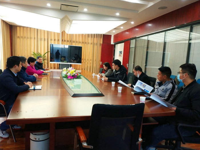 Henan machinery industry customers to TL for project discussion 